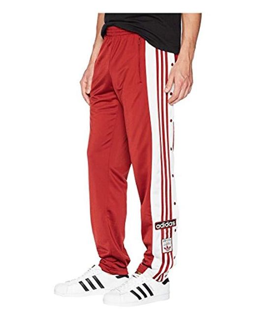 adidas Originals Adibreak Trackpants in Red for Men - Lyst