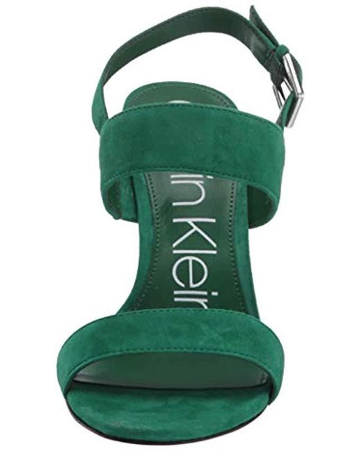 calvin klein green trainers