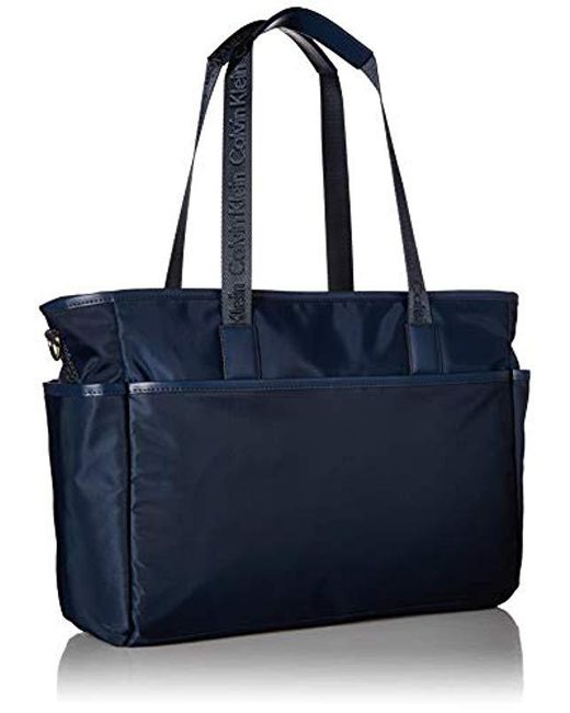 calvin klein florence nylon tote