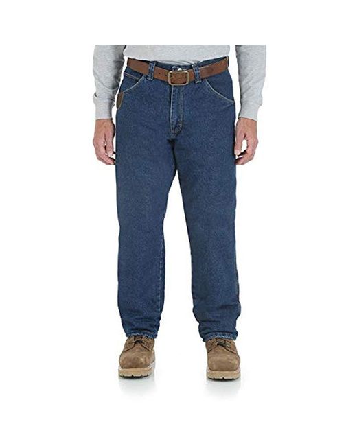 wrangler riggs fleece lined pants