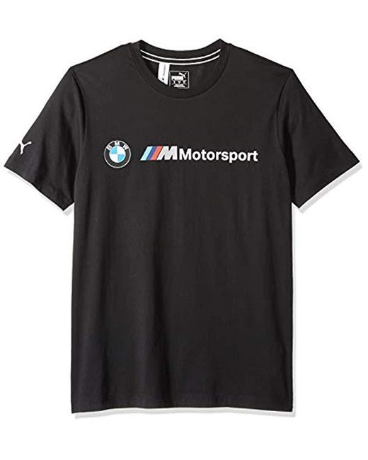 PUMA Bmw Motorsport Logo T-shirt in Black for Men - Lyst