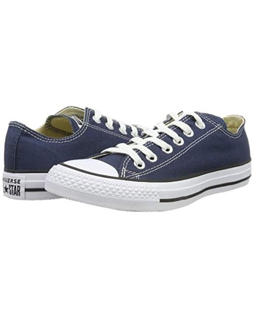 converse leather blue