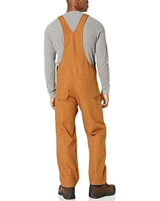 Lyst Carhartt New R01 Unlined Duck Bib Overall in Brown for Men