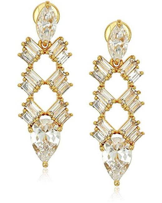 Lyst Nicole Miller Nmny Cosmic Deco Drop Earrings In Metallic Nicole Miller Metallic Nmny Cosmic Deco Drop Earrings Lyst