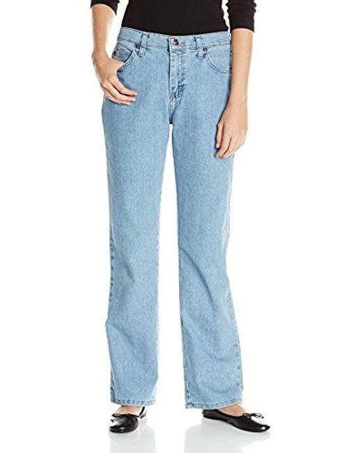 Lyst - Lee Jeans Relaxed Fit Straight Leg Jean in Blue - Save 12%