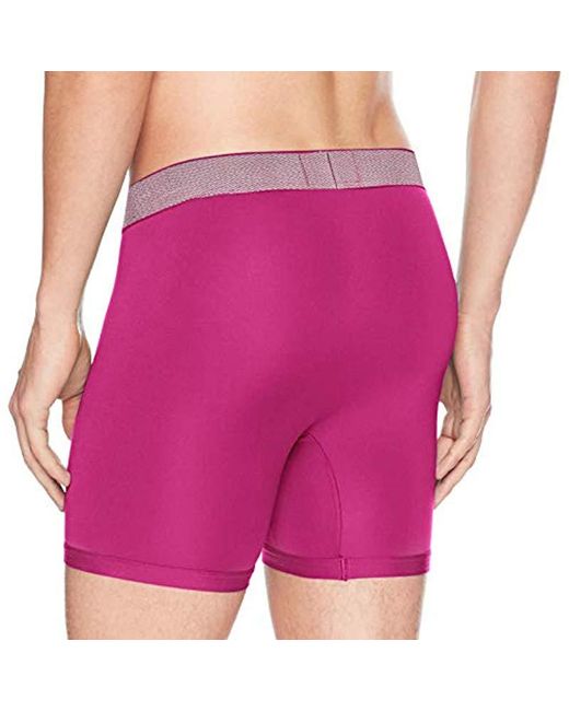 Lyst Calvin Klein Underwear Customized Stretch Boxer Briefs In Purple For Men 