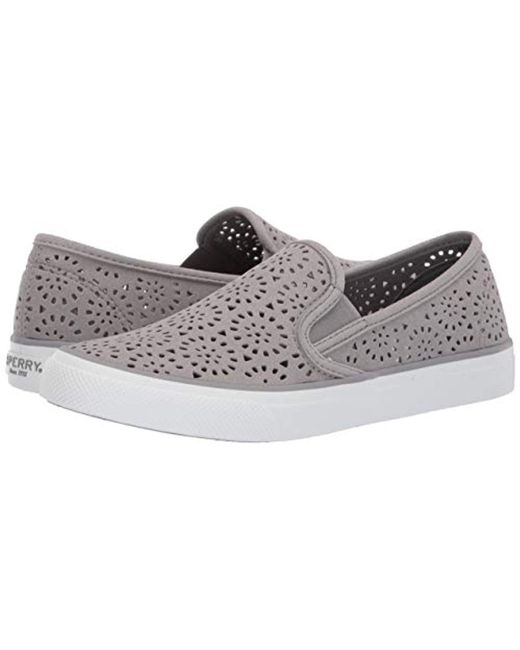 sperry women's seaside perf emboss sneaker
