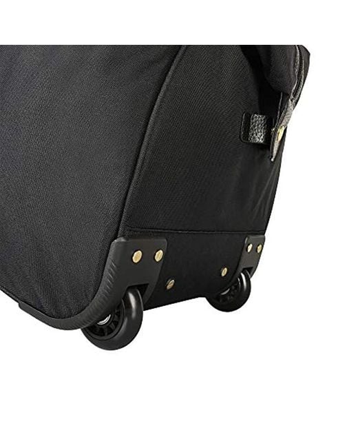 vince camuto carry on luggage black