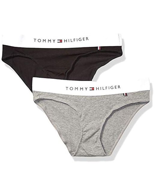 Tommy Hilfiger Sporty Cotton Logo Bikini Underwear Panty, Multipacks ...