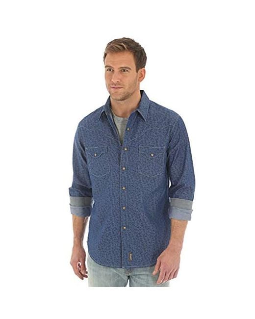 mens two pocket long sleeve shirt