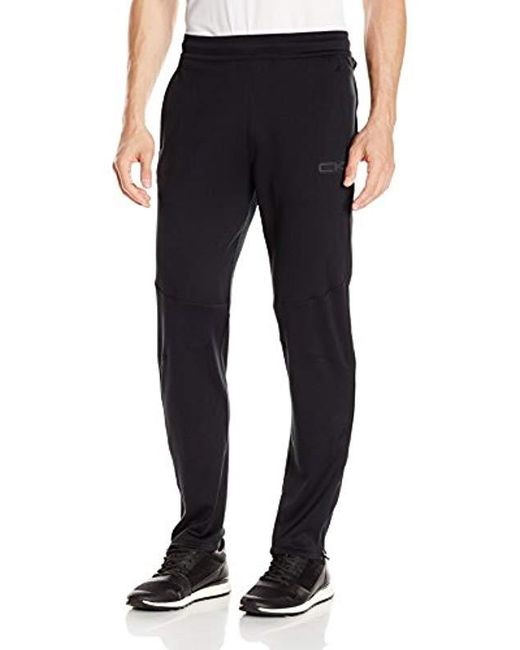 Calvin Klein Performance Jacquard Mesh Fleece Track Pant in Black for ...