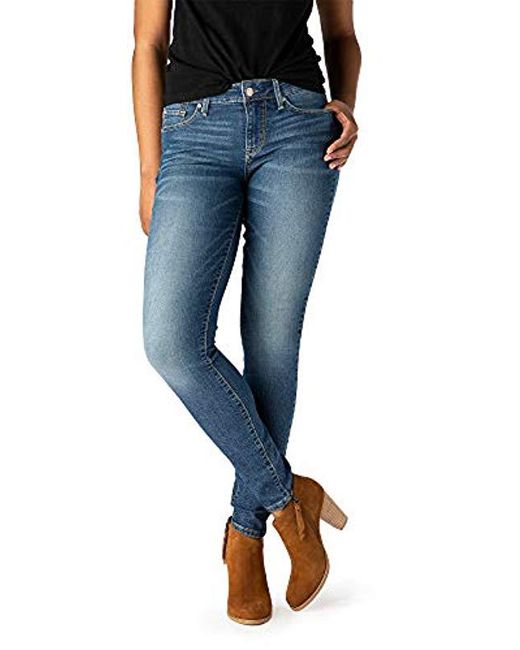 Lyst - Signature by Levi Strauss & Co. Gold Label Modern Skinny Jeans in Blue - Save 37%