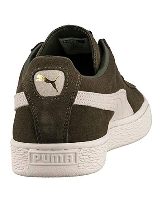 puma green slippers