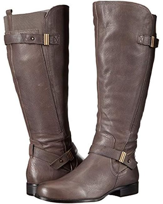 naturalizer riding boots wide calf