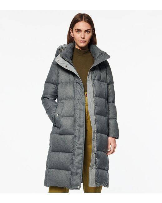 andrew marc long down coat