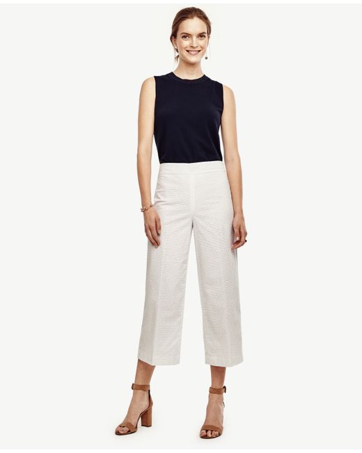 ann taylor wide leg pants