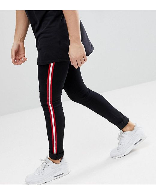jeans with side stripe men