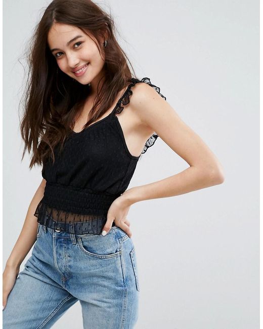 black frilly tops