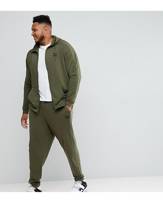 Lyst Puma Plus Tracksuit Set In Khaki Exclusive To Asos in Green for Men