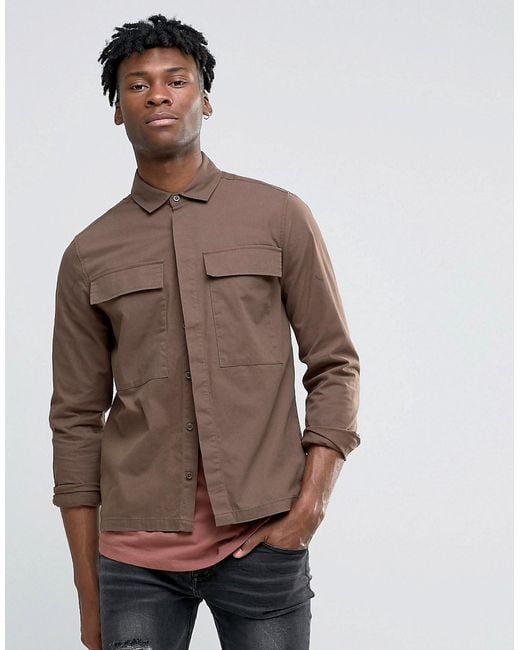 cropped overshirt