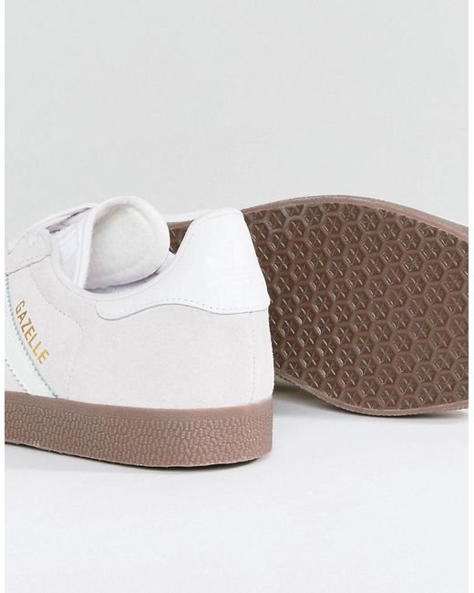adidas originals leather gazelle unisex trainers with gum soles adidas originals leather gazelle unisex trainers with gum soles