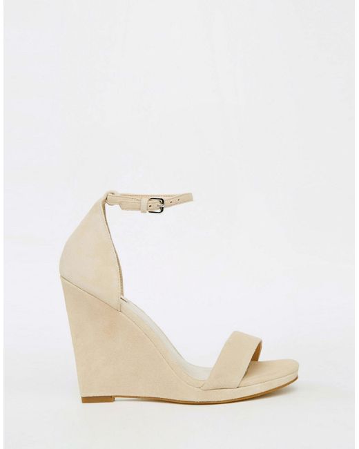 tan nude wedges