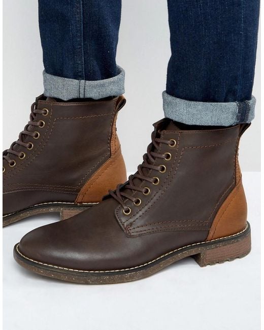Call it spring Praywien Laceup Boots in Brown for Men | Lyst