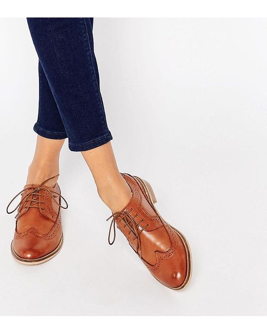 asos platform brogues