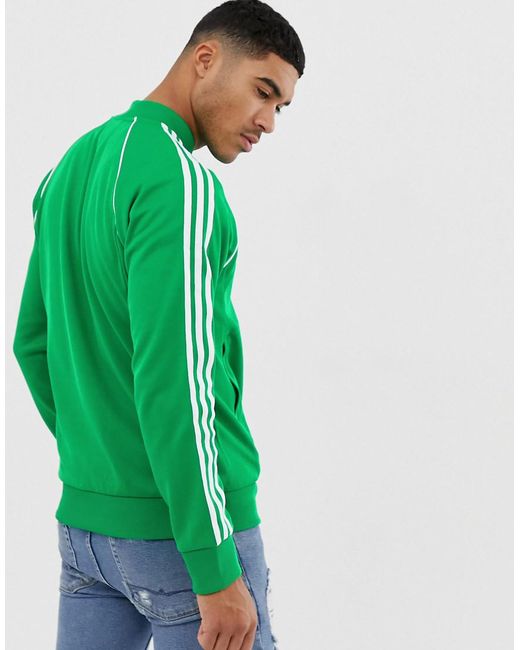 adidas Originals Adicolor Track Jacket in Green for Men - Save 32% - Lyst