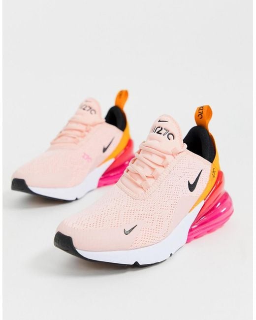 Nike Pink Air Max 270 Sneakers In Pink Lyst