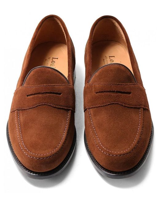 Lyst - Loake Saddle Suede Eton Loafers in Brown for Men - Save 4.0%