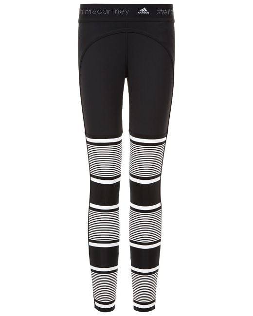 made indonesia heels high in Leggings Adidas Black by mccartney Stripe Black Blue & Calf stella in