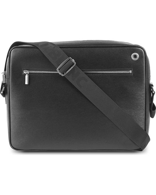 Montblanc Westside Leather Messenger Bag in Black for Men Lyst