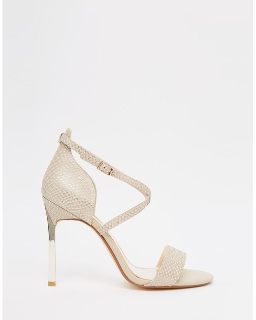 barely there gold sandals dune mojito snake effect barely there heeled sandals in barely there gold sandals dune mojito snake effect barely there heeled sandals in