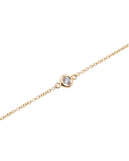 Lyst Anne Sisteron 14kt Yellow Gold Diamond Solitaire Bracelet In Anne Sisteron Metallic 14kt Yellow Gold Diamond Solitaire Bracelet Lyst