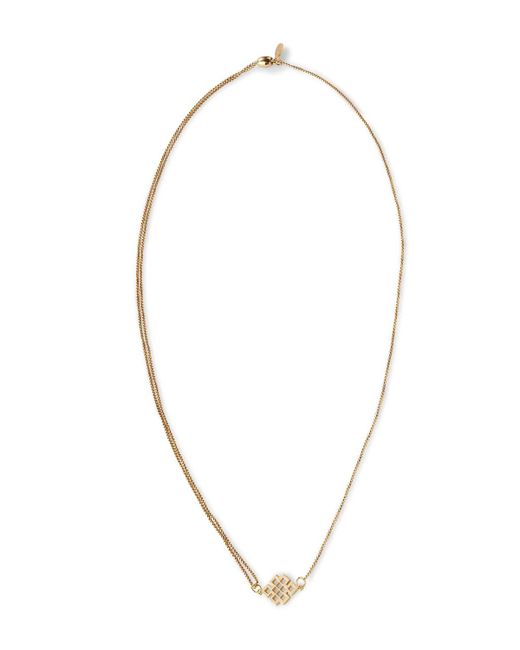 ALEX AND ANI Gold Precious Metals Symbolic Endless Knot Pull Chain