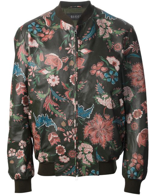 Gucci Ghost Bomber In Multicolor For Men (GucciGhost Print) | Lyst