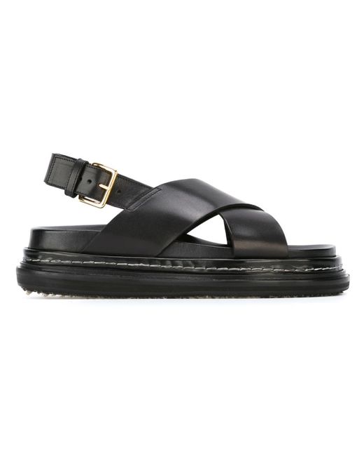 marni fringed fussbett sandals