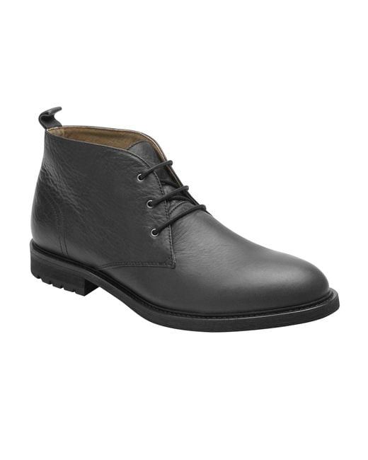 Banana Republic Norman Leather Chukka Boot in Black Leather (Black) for ...