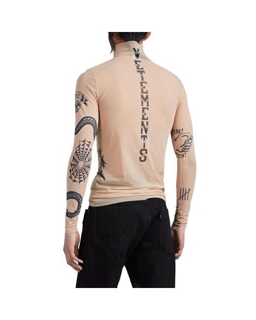 tattoo mesh shirt