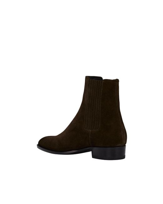 saint laurent men's wyatt chelsea boots