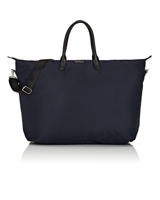 Lyst Barneys New York Large Weekender Bag In Blue Barneys New York Blue Large Weekender Bag Lyst