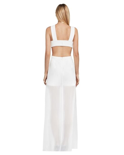 bcbg white romper