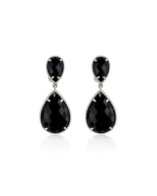 Lyst Effy Onyx Drop Earrings In Sterling Silver Black Effy Black Onyx Drop Earrings In Sterling Silver Lyst