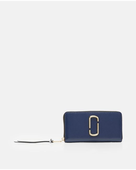 Lyst - Marc Jacobs Snapshot Standard Continental Wallet in Blue