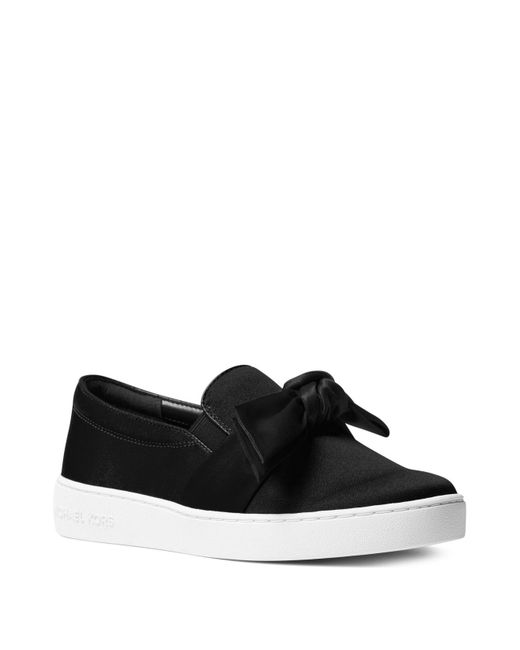 satin slip on sneakers
