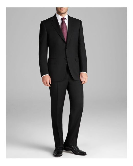 Lyst - Canali Siena Suit - Classic Fit in Black for Men