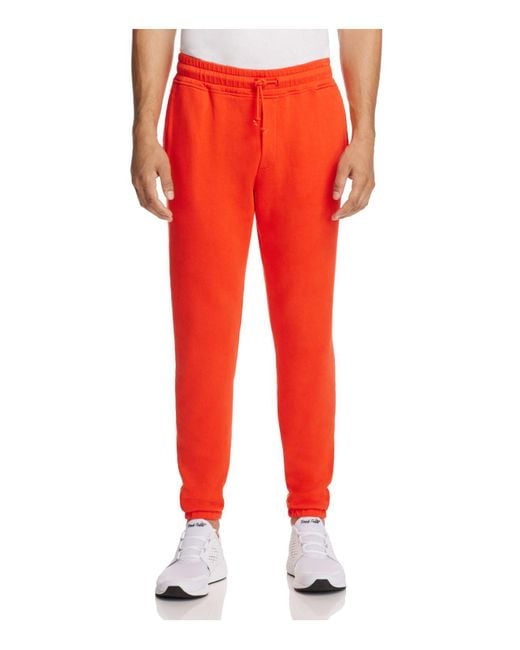 Wesc Baker Regular Fit Sweatpants in Red for Men | Lyst