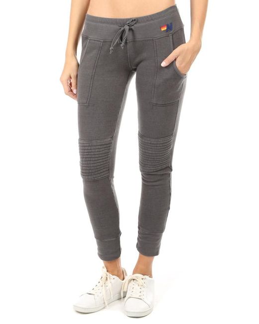 grey aviator nation sweatpants