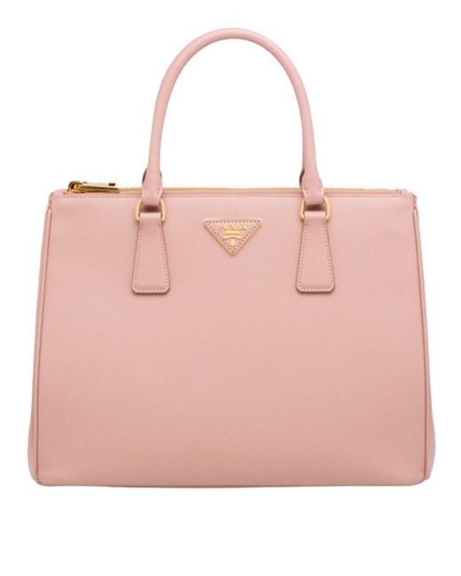 Lyst Prada Women S Pink Leather Handbag In Prada Women S Pink Leather Handbag